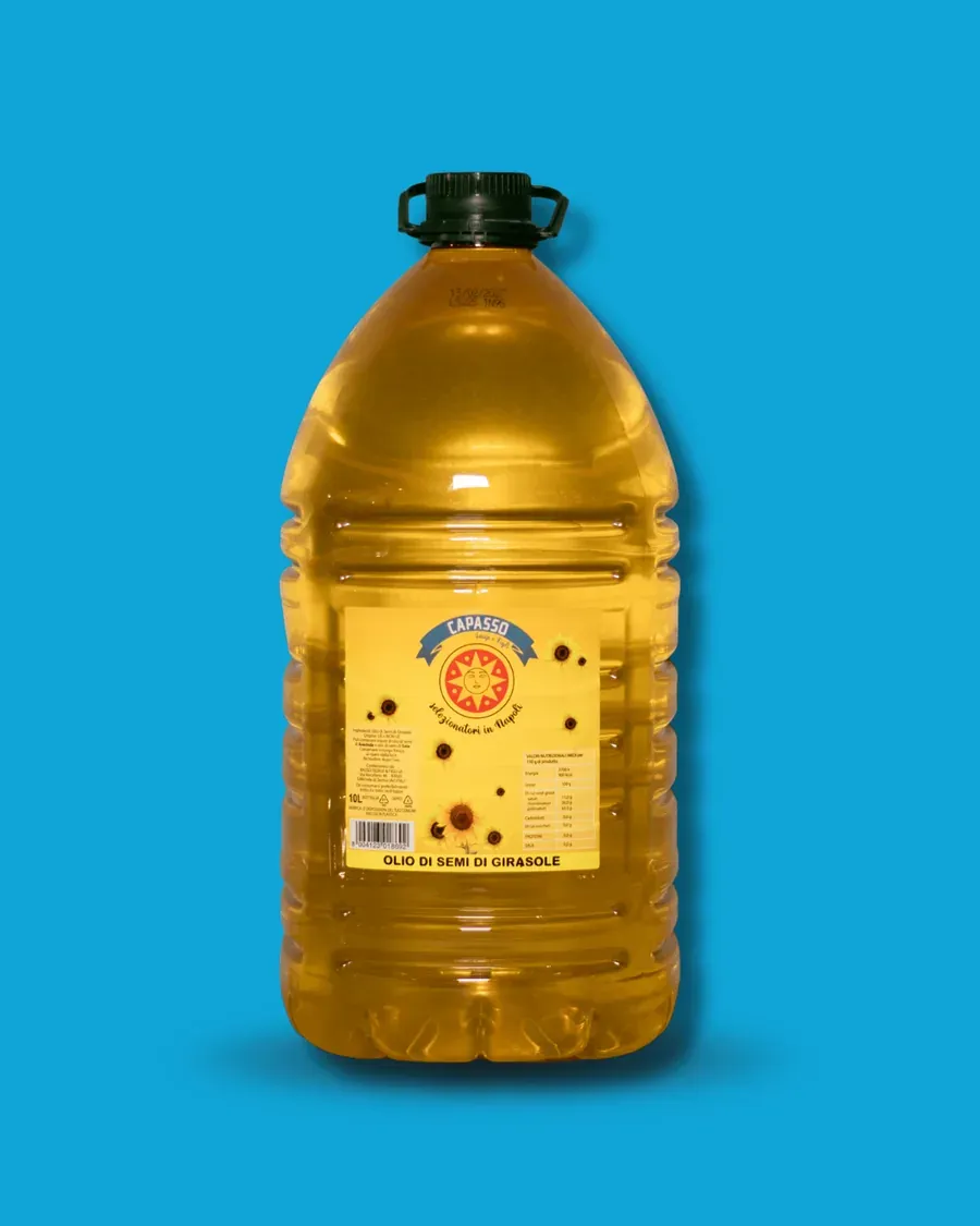 Tanica da 10 litri di olio di semi di girasole Capasso Luigi e Figli